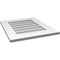 Ekena Millwork Vertical Surface Mount PVC Gable Vent: Non-Functional, w/ 3-1/2"W x 1"P Standard Frame, 20"W x 24"H GVPVE20X2401SN - alternate 4